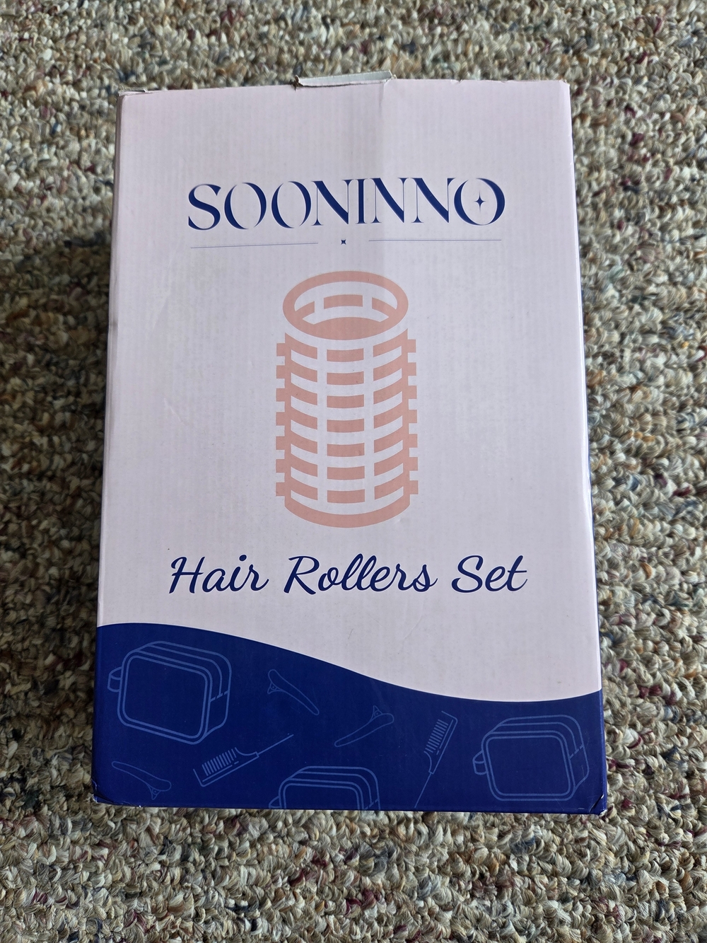 Pink Hair Rollers Set